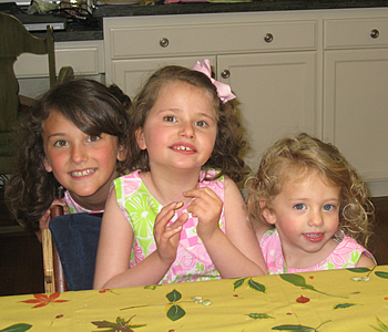 Alix, Sarah and Lilly