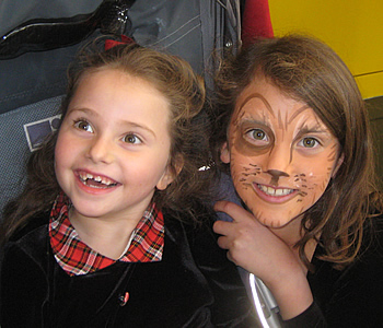 Sarah and Alix at The Velveteen Rabbit